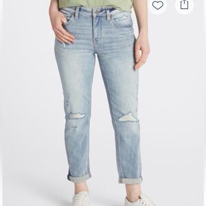 Studio Blue Casey Mid Rise Cropped Relaxed Skinny Jeans Size 30